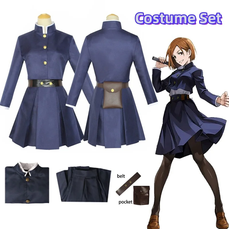 Jujutsu Kaisen Uniform - Anime Jujutsu Kaisen Cosplay Costume Kugisaki