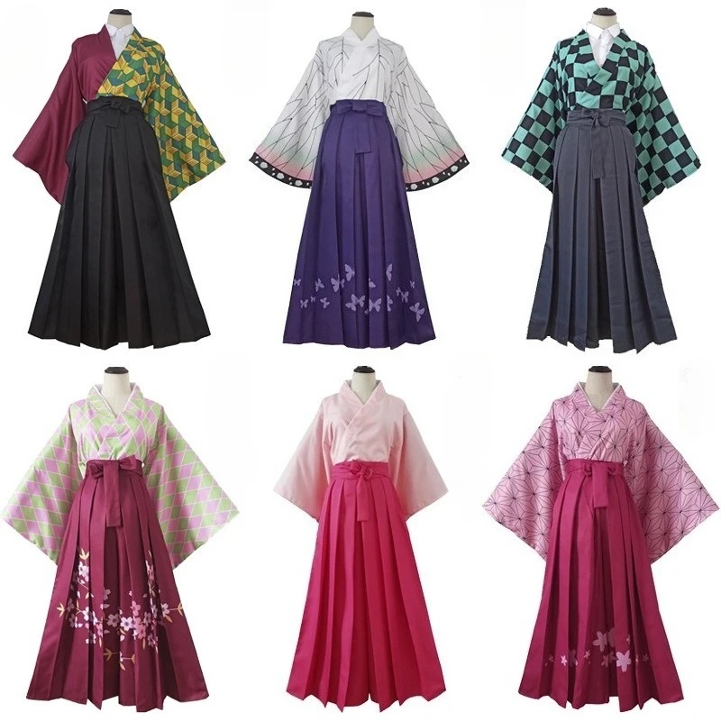 Anime Cosplay Nezuko - Kamado Tanjirou Nezuko Kochou Shinobu Tomioka
