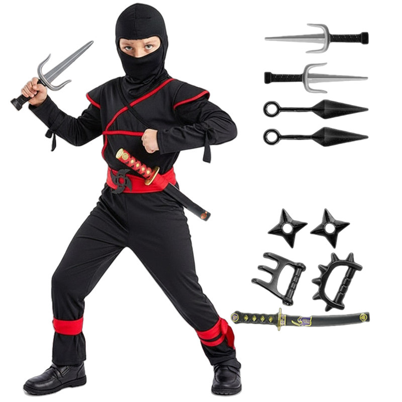 Anime Cosplay Boy - Japanese Samurai Costume for Kids Ninja