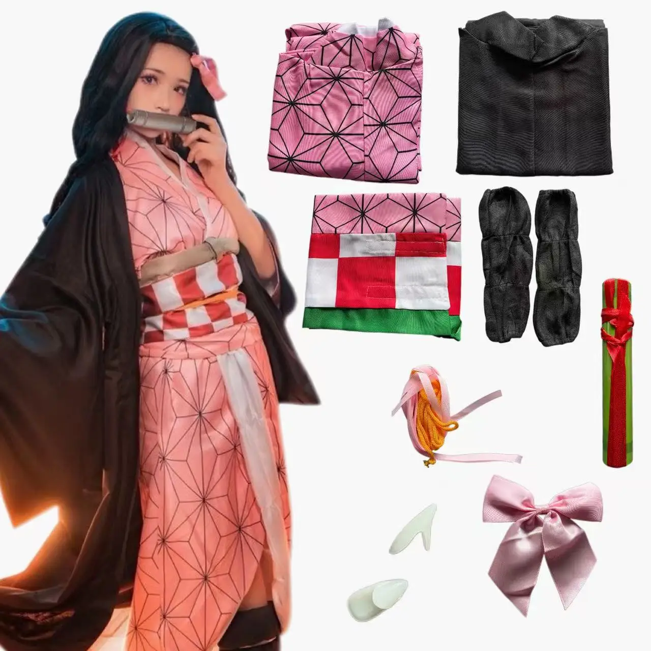 Anime  Kamado Nezuko Cosplay C - огляд і ціна Anime Cosplay Nezuko