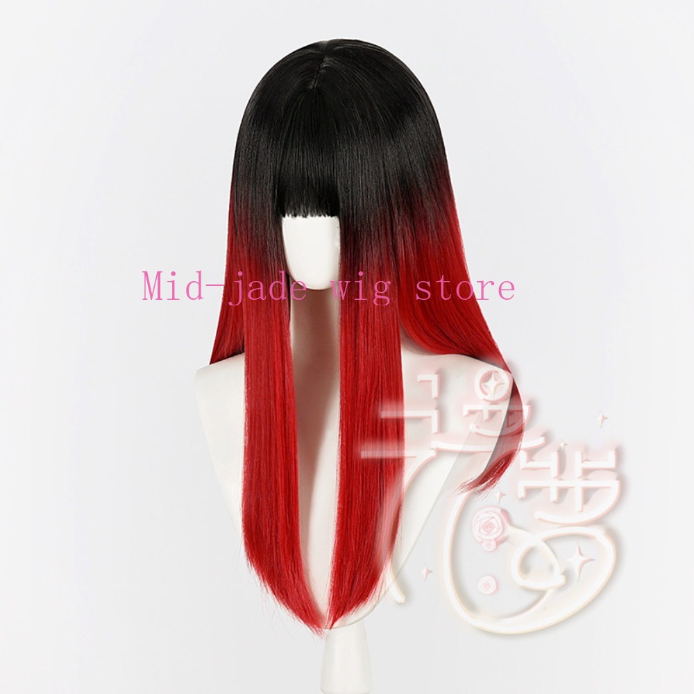 Tsubakino Yu Cosplay Wig Black - огляд і ціна Anime Cosplay Realistic