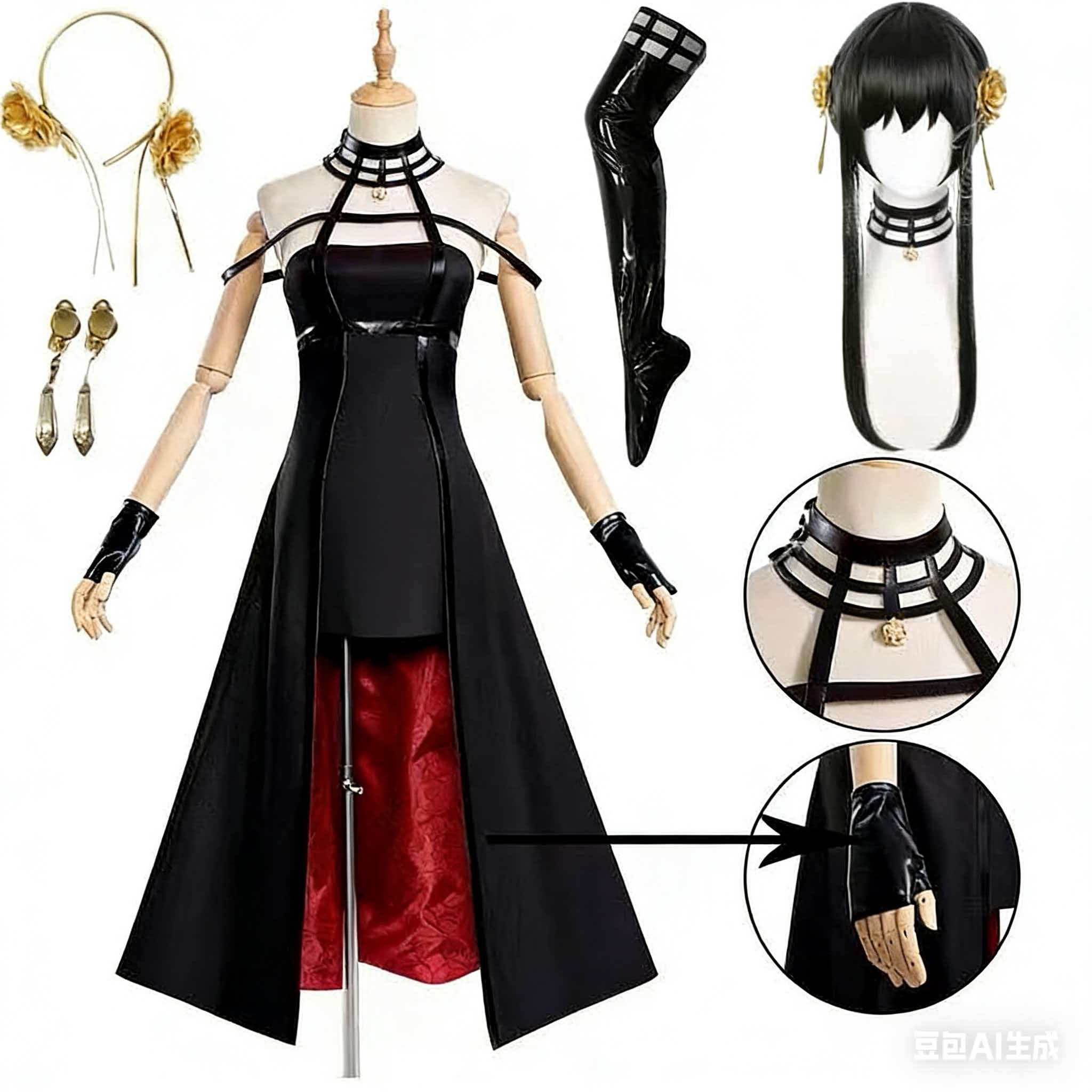 Yor Forger Cosplay Costume Hea - огляд і ціна Anime Cosplay Yor Forger
