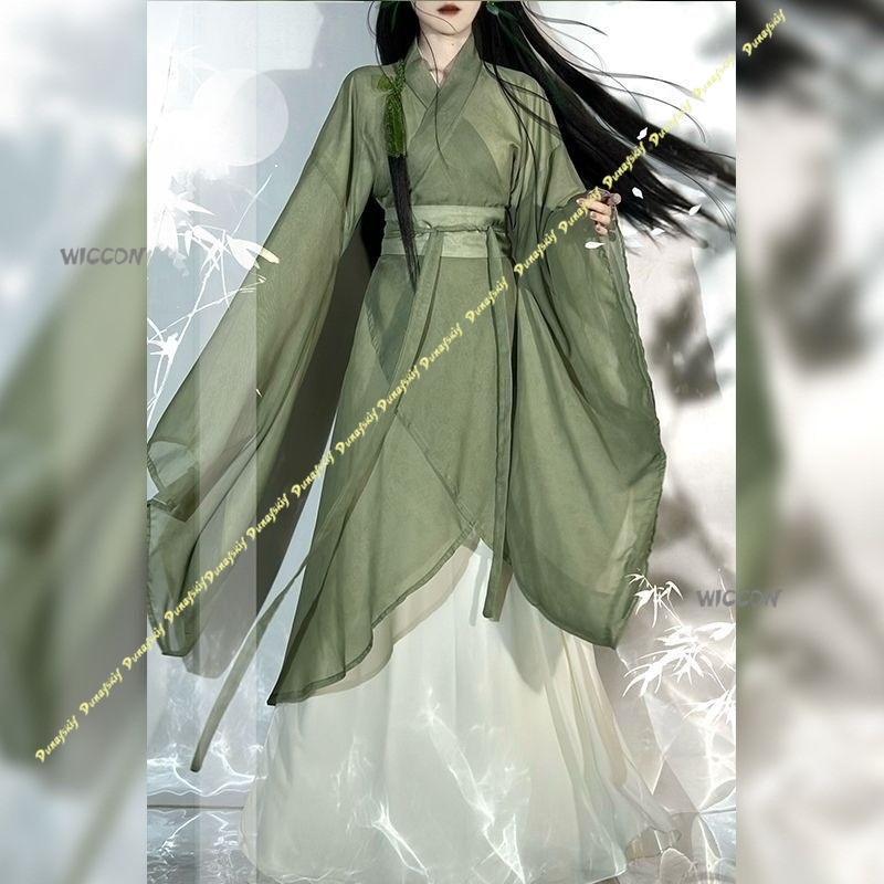 Chinese Hanfu Large-sleeved Cr - огляд і ціна Anime Cosplay Girl With Black Hair
