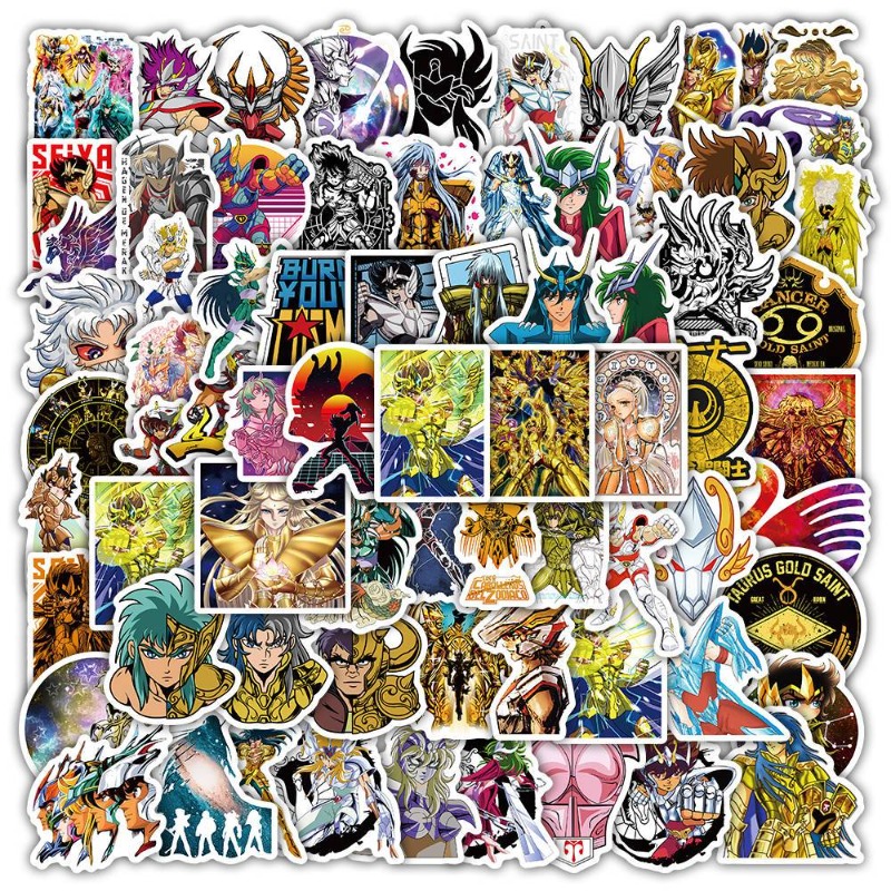 101Pcs Saint Seiya Anime Stick - огляд і ціна Anime Cosplay In Japan