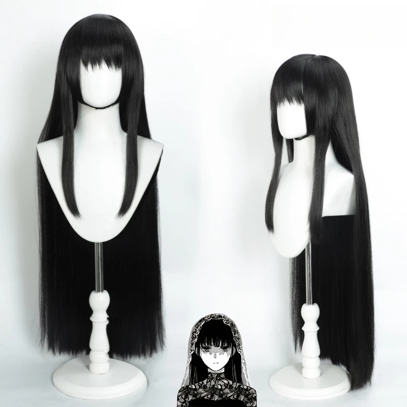 2025 11 Wig Gothic Taro Anime  - огляд і ціна Anime Cosplay Girl With Black Hair