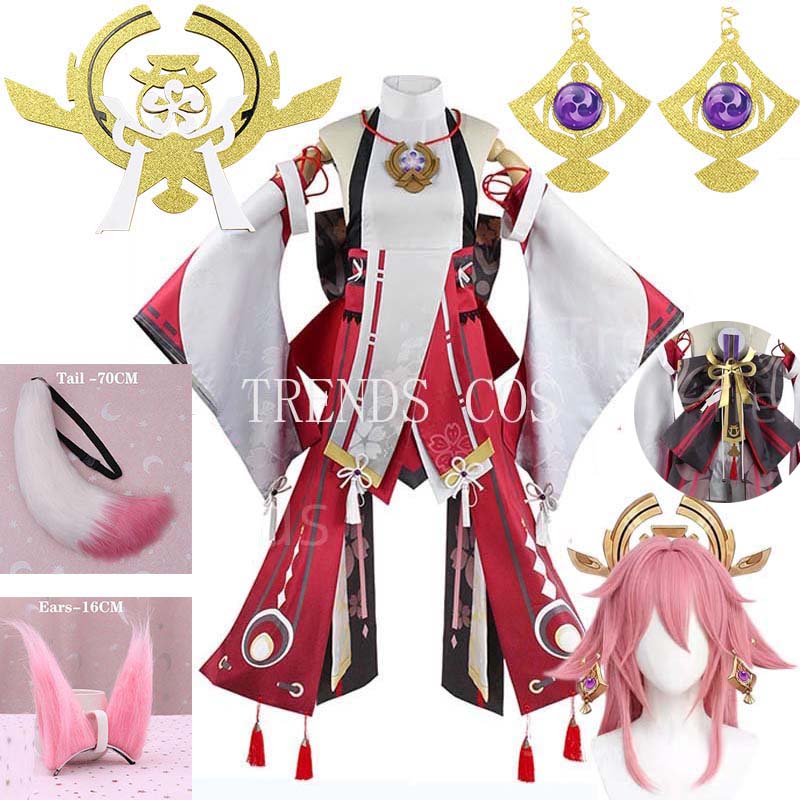 Yae Miko Full Set Guuji Yae Co - огляд і ціна Violet Evergarden Dress