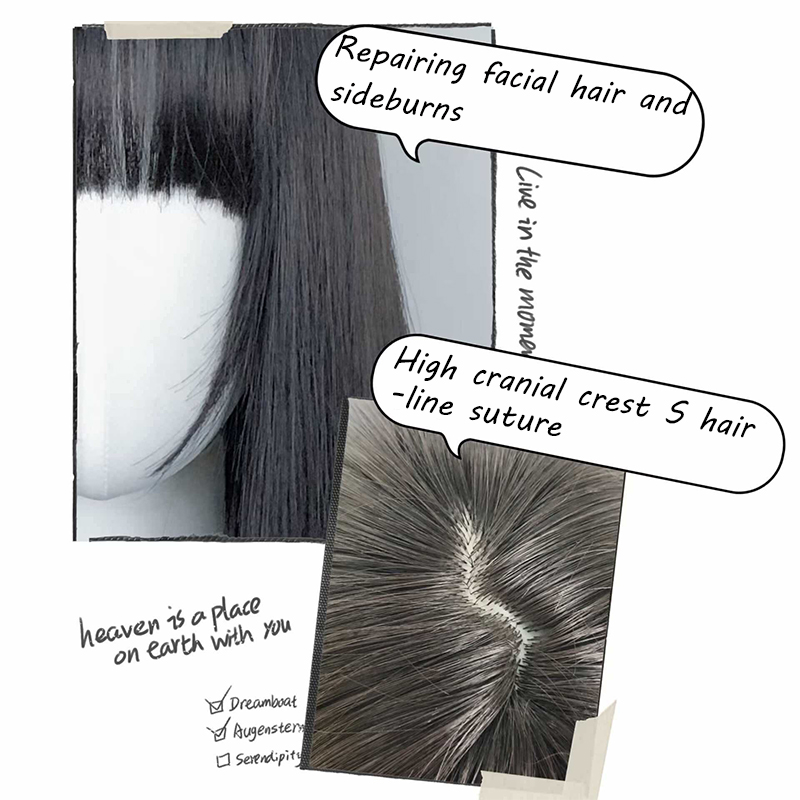 Synthetic Korean Black Long St - огляд і ціна Anime Cosplay Girl With Black Hair