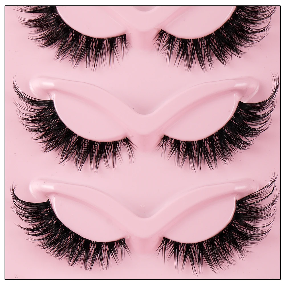 Cat Eye 5 Pairs 3D Natural Fal - огляд і ціна Anime Cosplay Lashes