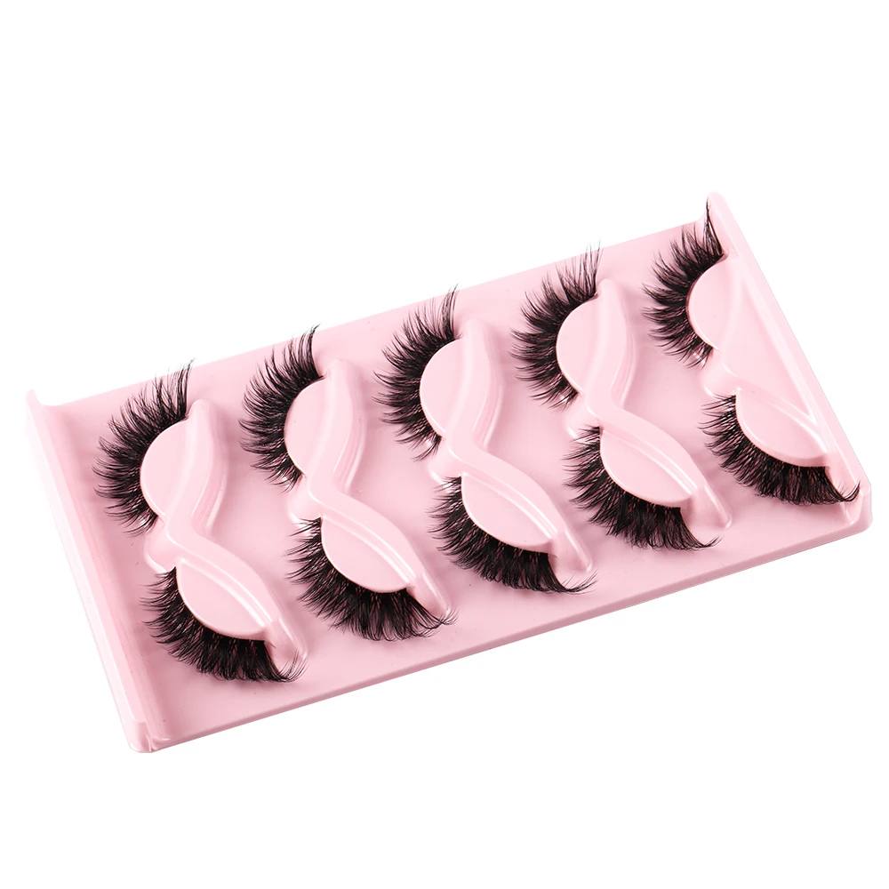 Cat Eye 5 Pairs 3D Natural Fal - огляд і ціна Anime Cosplay Lashes
