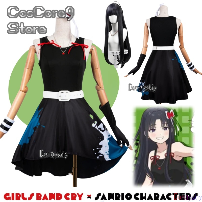 Subaru Awa Cosplay 코스프레 Black  - огляд і ціна Anime Cosplay Girl With Black Hair