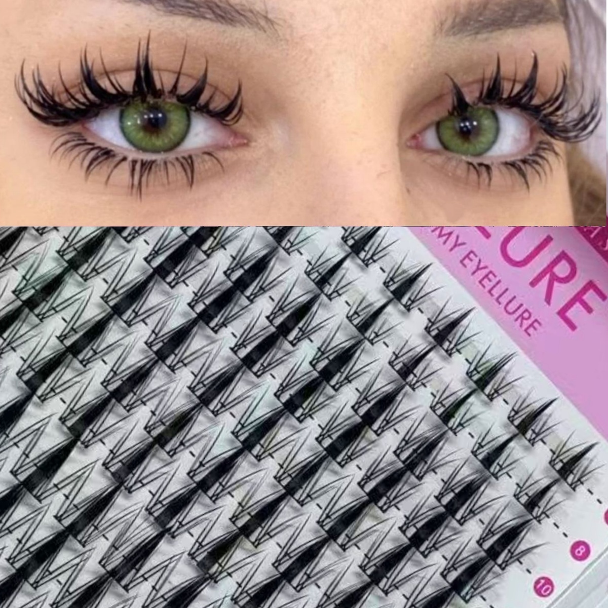 WINKLURE Manga Lash Clusters K - огляд і ціна Anime Cosplay Lashes