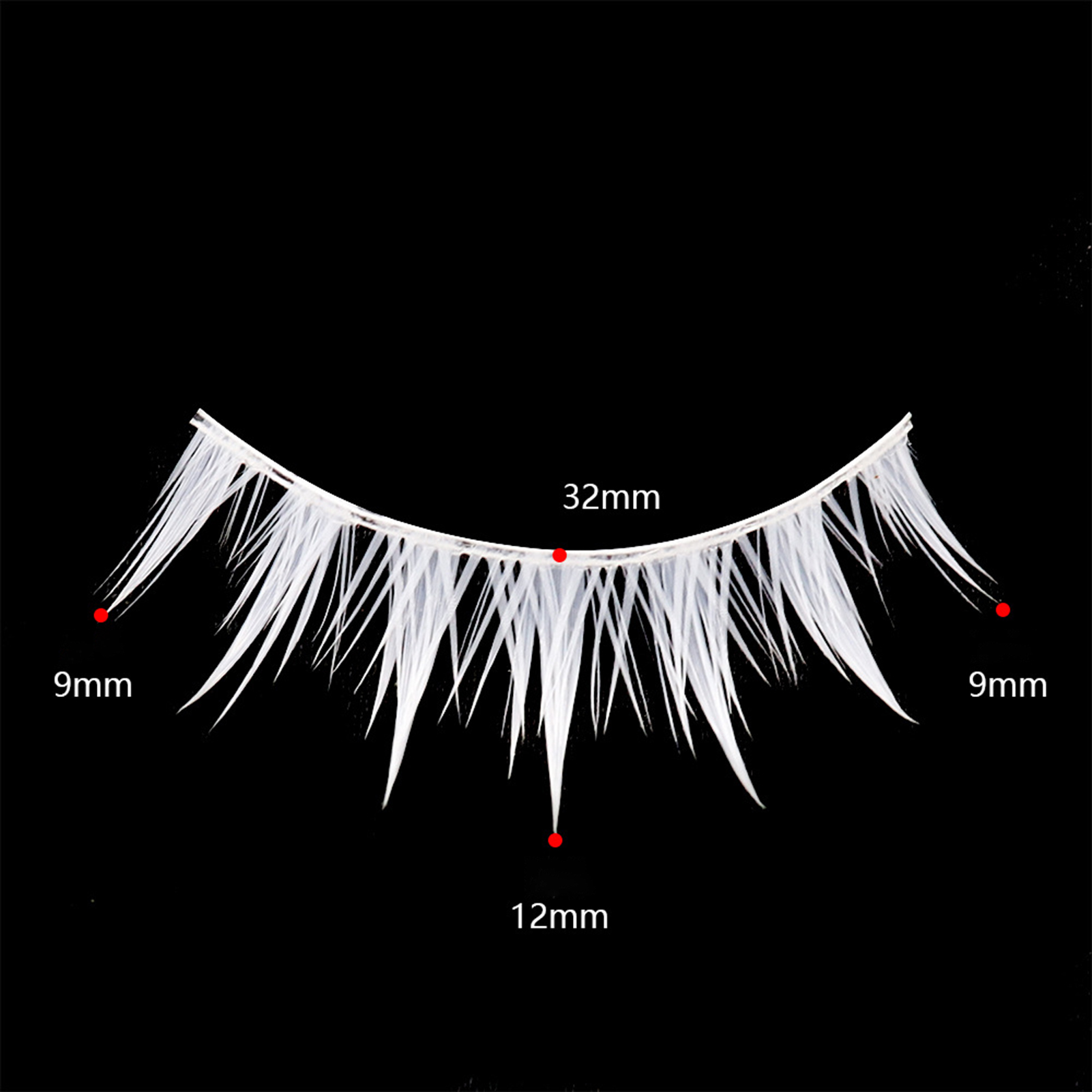 Manga lashes Cosplay White Fal - огляд і ціна Anime Cosplay Lashes