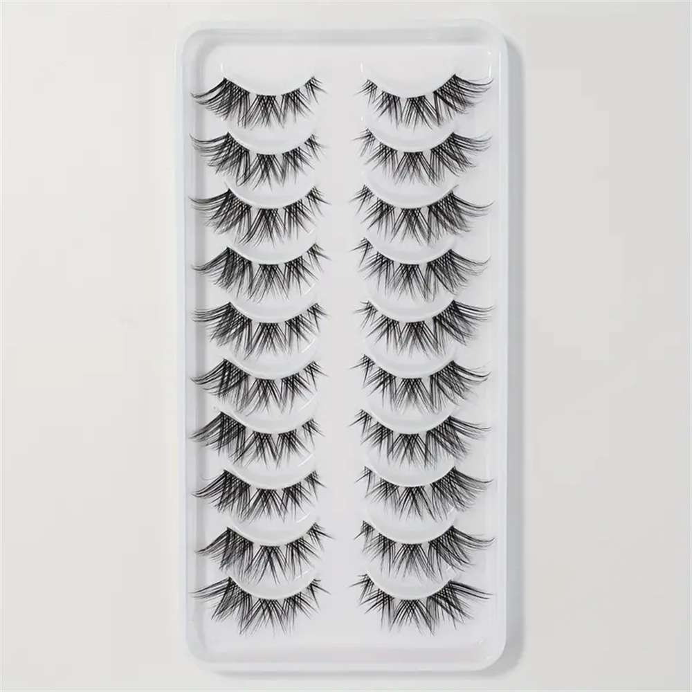 10 Pairs False Eyelashes Clust - огляд і ціна Anime Cosplay Lashes