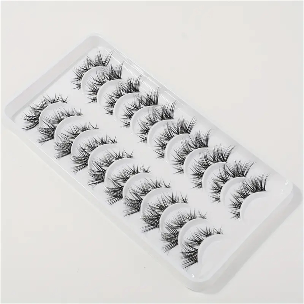 10 Pairs False Eyelashes Clust - огляд і ціна Anime Cosplay Lashes