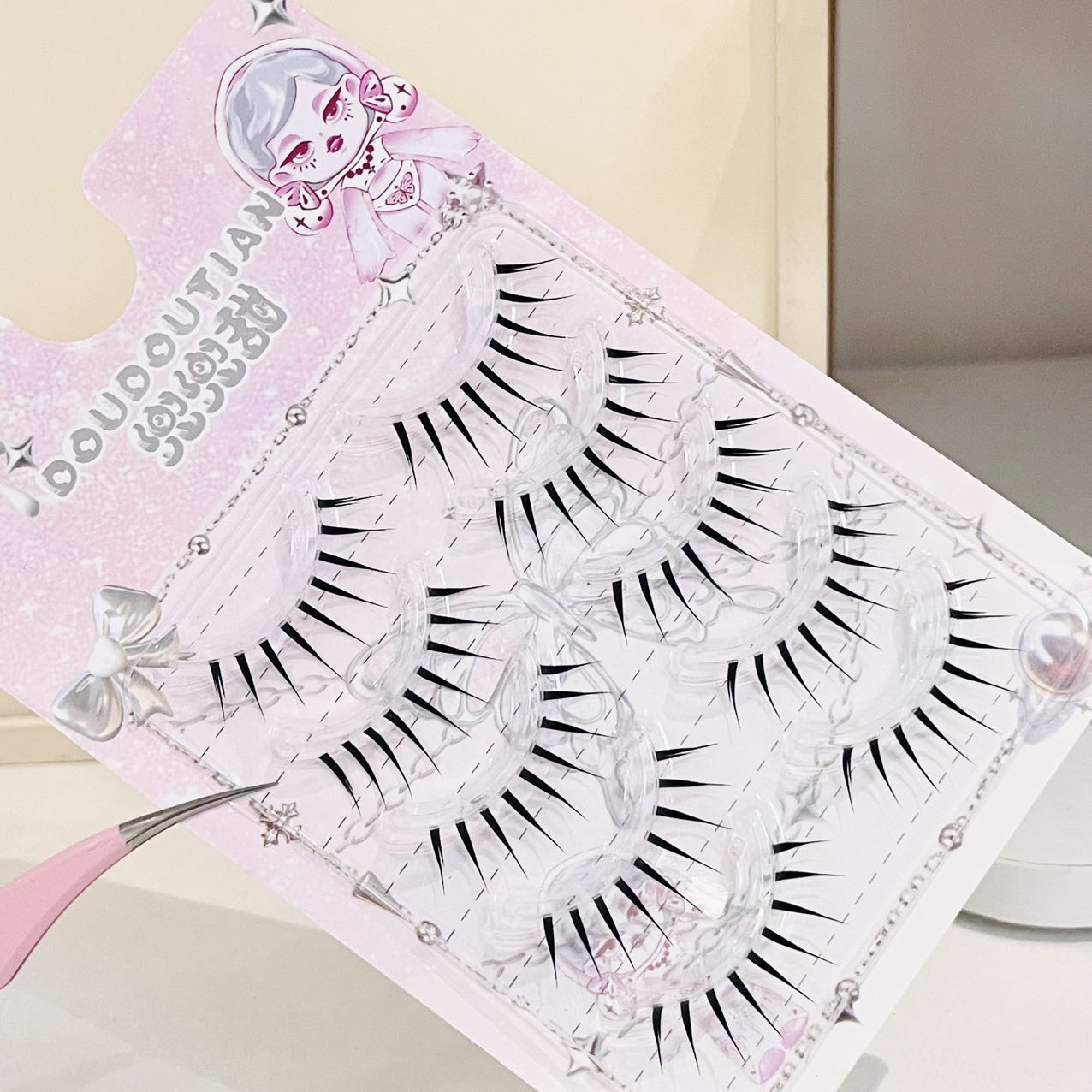 Doudoutian Wet Look Spiky Full - огляд і ціна Anime Cosplay Lashes