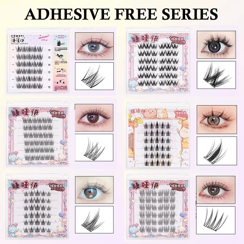 6 Rows Diy Segmented False Eye - огляд і ціна Anime Cosplay Lashes