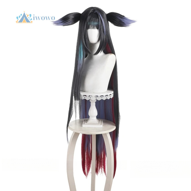 Arknights Mio Cosplay Wig Blac - огляд і ціна Anime Cosplay Girl With Black Hair