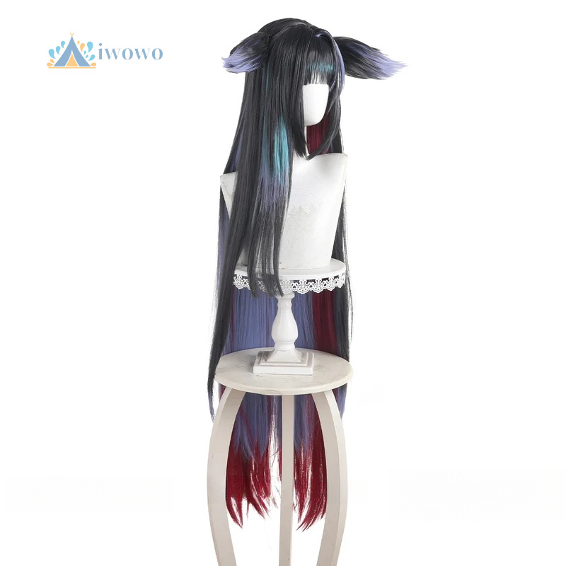 Arknights Mio Cosplay Wig Blac - огляд і ціна Anime Cosplay Girl With Black Hair