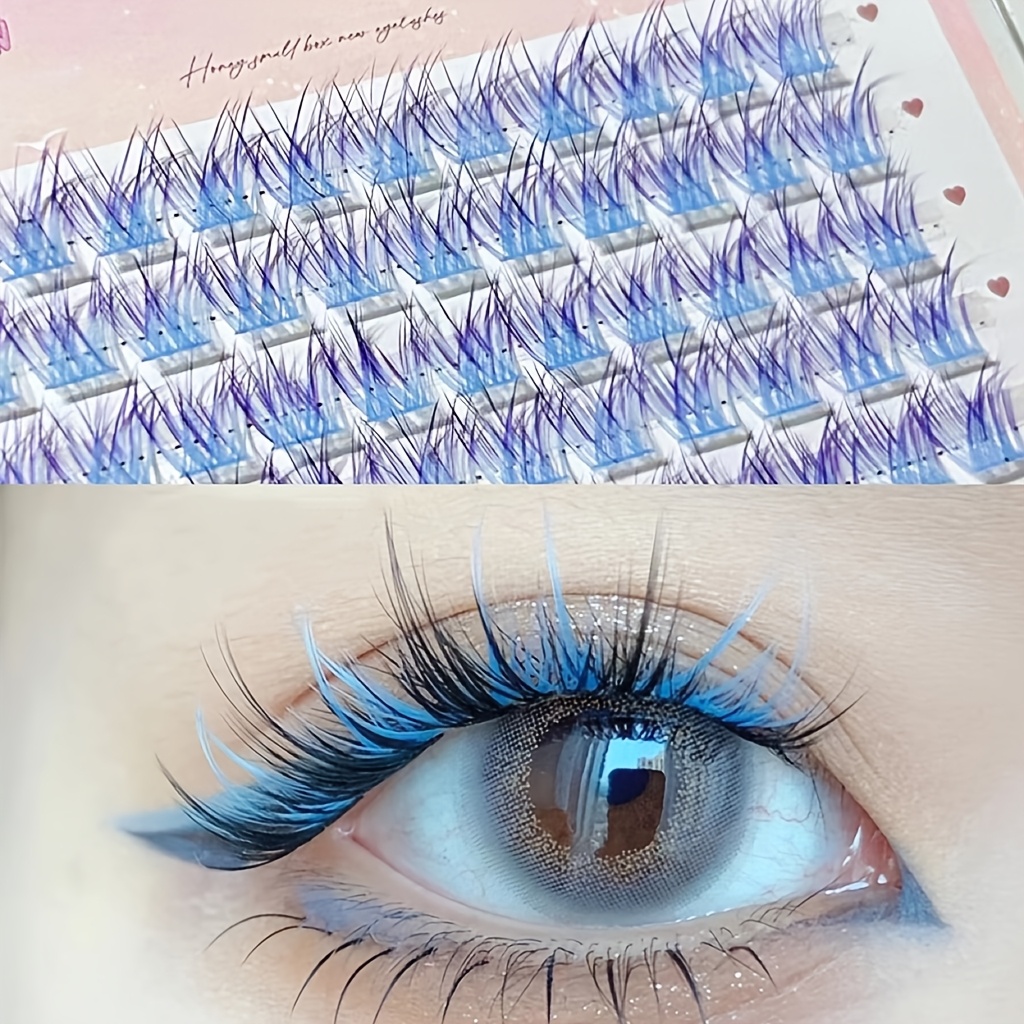 Mixiaohe Colorful Eyelashes 60 - огляд і ціна Anime Cosplay Lashes