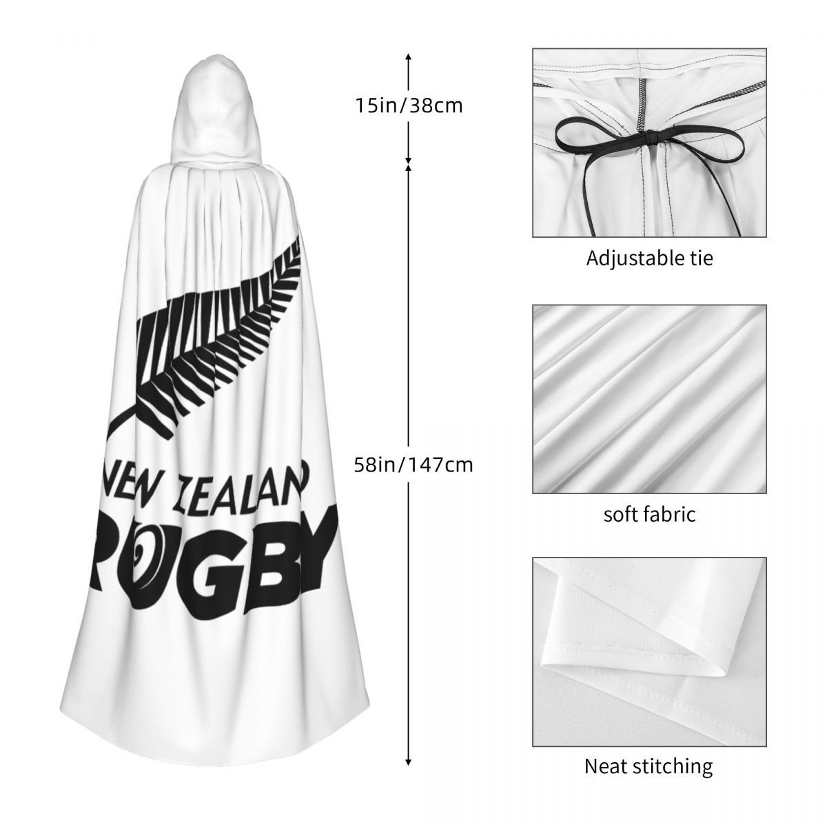 All Blacks New Zealand Rugby L - огляд і ціна Anime Cosplay New Zealand
