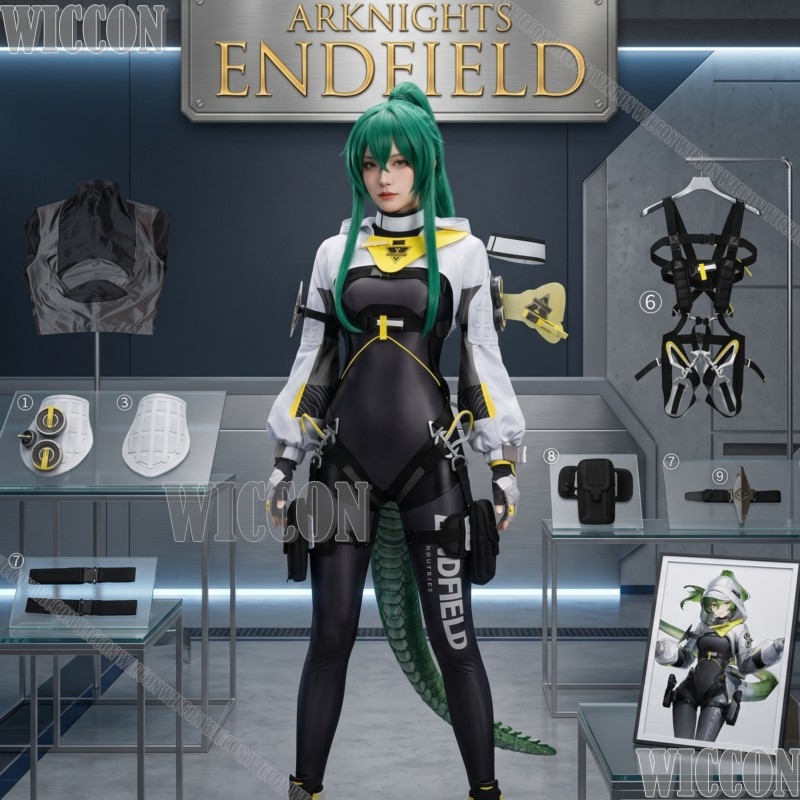 Arknights Endfield fluorite Co - огляд і ціна Anime Cosplay Outfits Female