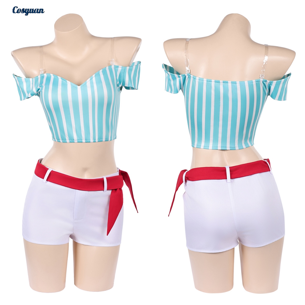 Anime Pirate Cosplay Nami Top  - огляд і ціна Anime Cosplay Outfits Female