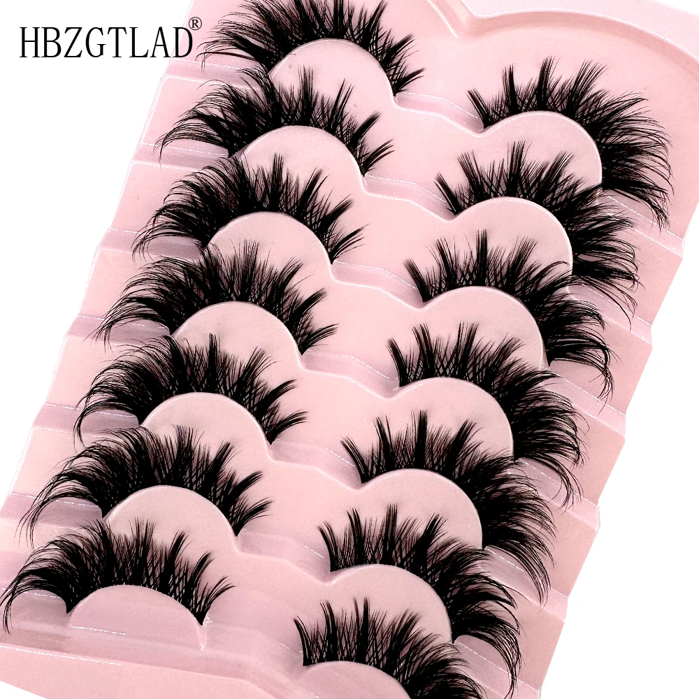 7/8PairsCat Eye Eyelashes mang - огляд і ціна Anime Cosplay Lashes